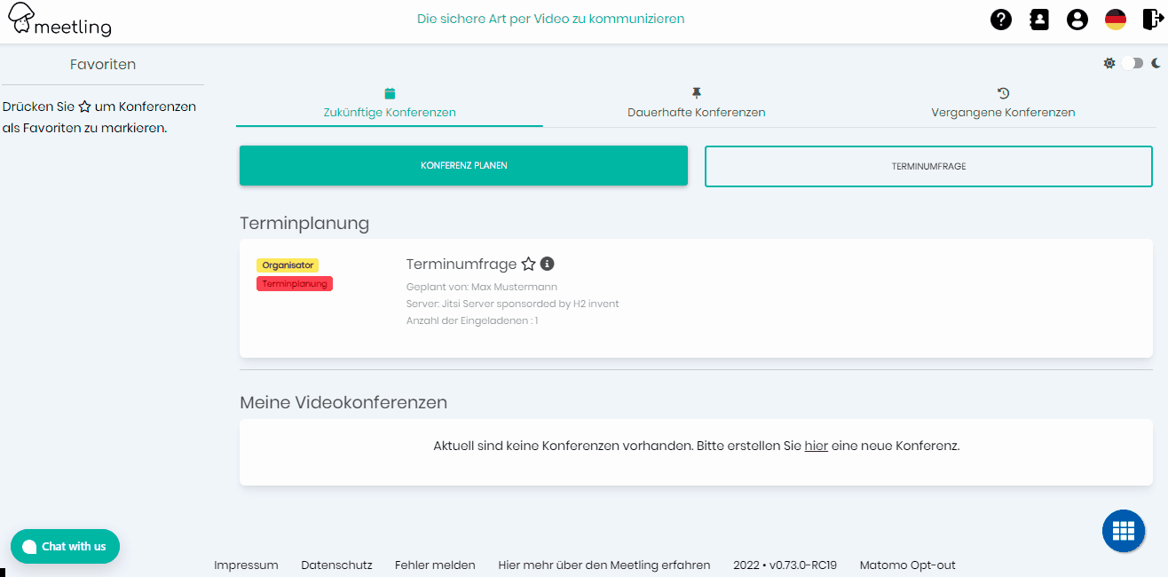 Wie stimmt man selbst für einen Termin ab?