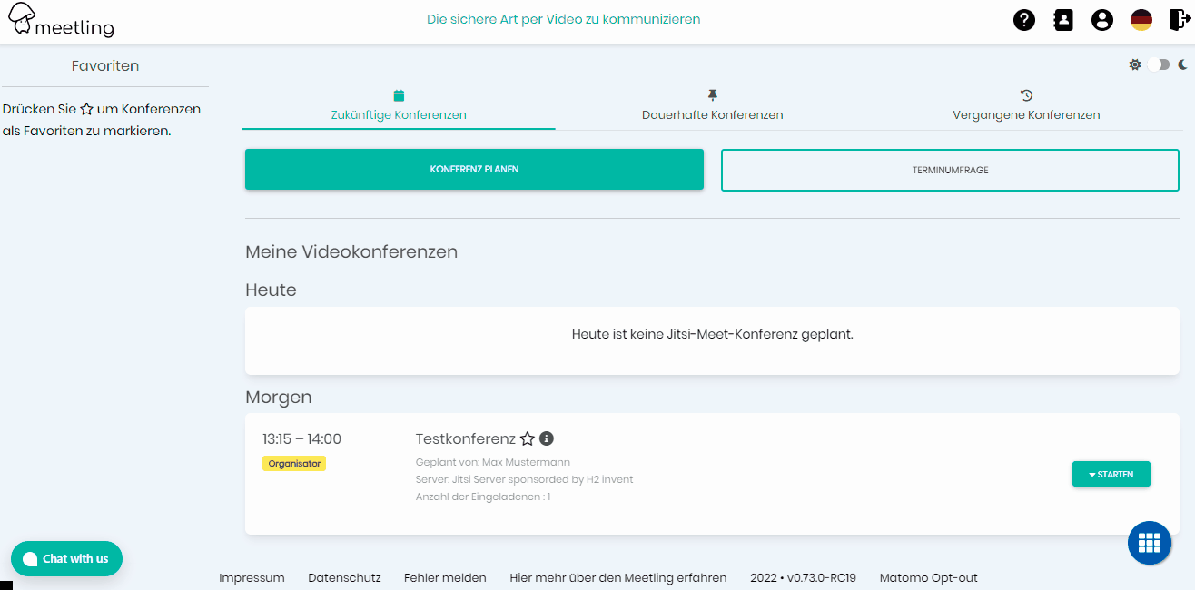Wie startet man eine Videokonferenz?
